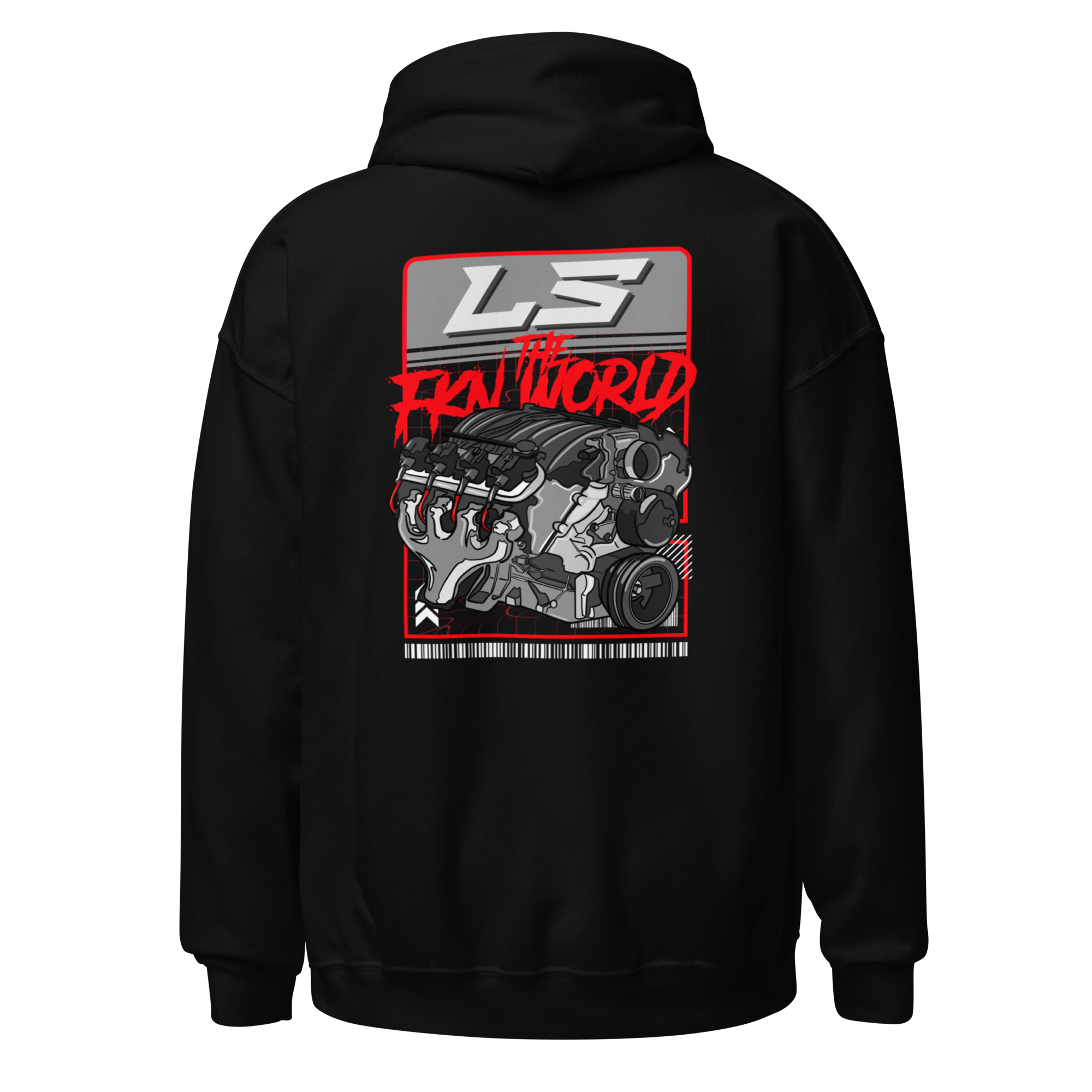 LS THE FKN WORLD GRAPHIC HOODIE