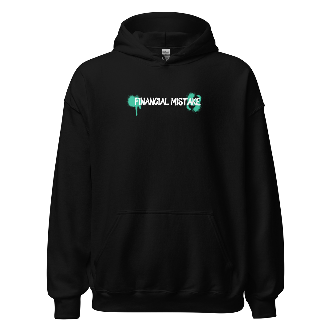 FINANCIAL MISTAKE GRAPHIC HOODIE